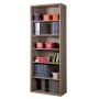 DISEGNO LIBRERIA 6VANI ROVERE CM 35,5X81,5X217H