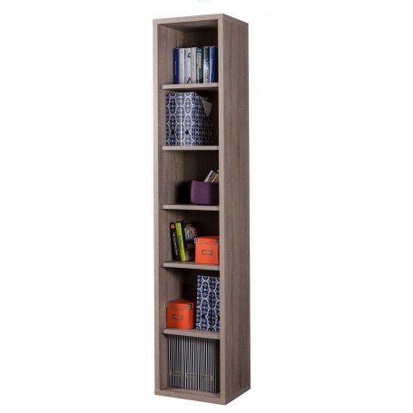 DISEGNO LIBRERIA 6VANI ROVERE CM 35,5X44X217H