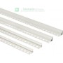 10PZ SGUSCIO PVC ORIZZONTALE BIANCO MM.8 X CM.260