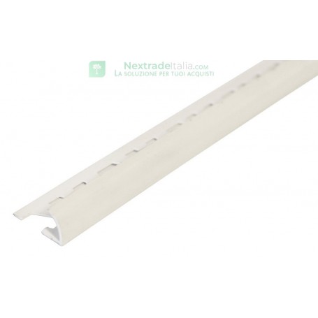 10PZ PROFILO JOLLY PVC 10X2,5 BIANCO