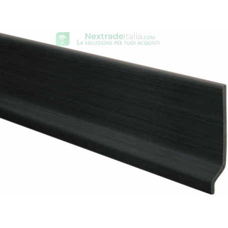 48PZ BATTISCOPA MM 70X9 PVC ESPANSO ML 2 NERO