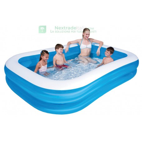 PISCINA GONFIABILE RETTANGOLARE 175X262X51H 54006