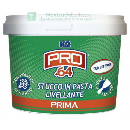 12PZ STUCCO 'LIVELLANTE K2' PER FINITURE CON POLVERE DI MARMO KG 1