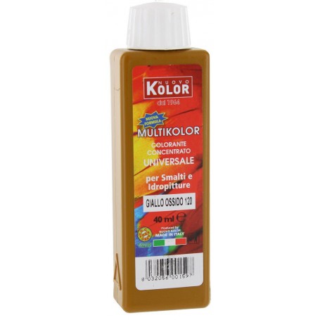 12PZ COLORANTE UNIVERSALE ML.40 GIALLO OCRA 120RL