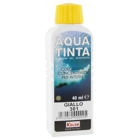 10PZ AQUATINTA PER INTERNI ML.40 301 GIALLO