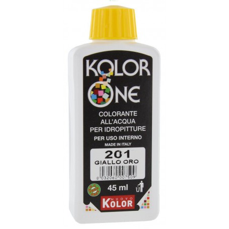 12PZ COLORANTE KOLOR ONE ML.45 N.201 GIALLO ORO