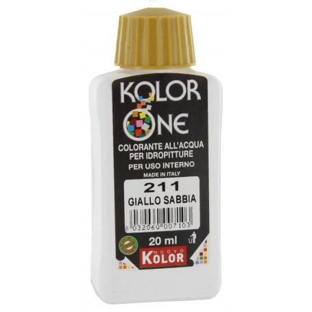 12PZ COLORANTE KOLOR ONE ML.20 N.211 GIALLO SABBIA