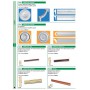 25PZ CORNICE X PARATI 4,5X14 NOCE H.200 LISCIA