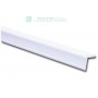 10PZ PARASPIGOLI IN POLISTERENE COLORE BIANCO SEZIONE MM30X30 H.290