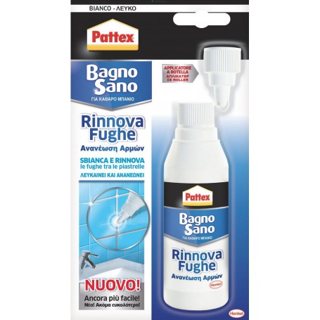 12PZ PATTEX RINNOVA FUGHE BIANCO ML.125