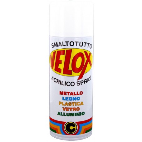 6PZ VELOX SPRAY NITRO BIANCO LUCIDO N.123