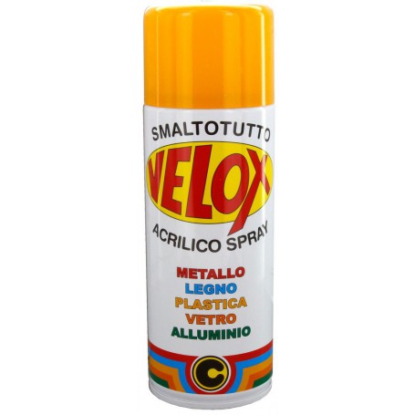 6PZ VELOX SPRAY ACRILICO GIALLO MELONE RAL 1028