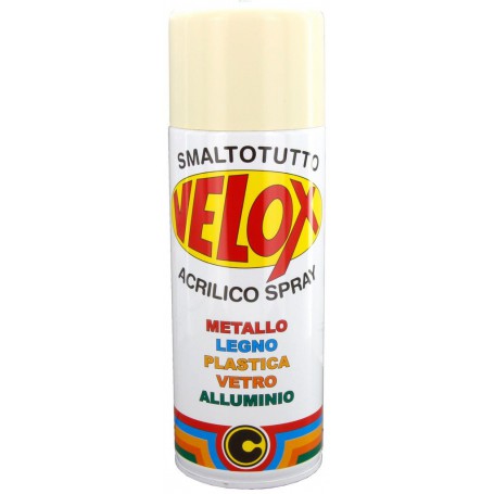 6PZ VELOX SPRAY ACRILICO AVORIO CHIARO RAL 1015