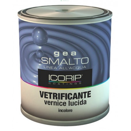 SMALTO VETRIFICANTE GEA TRASPARENTE LUCIDO LT.0,750