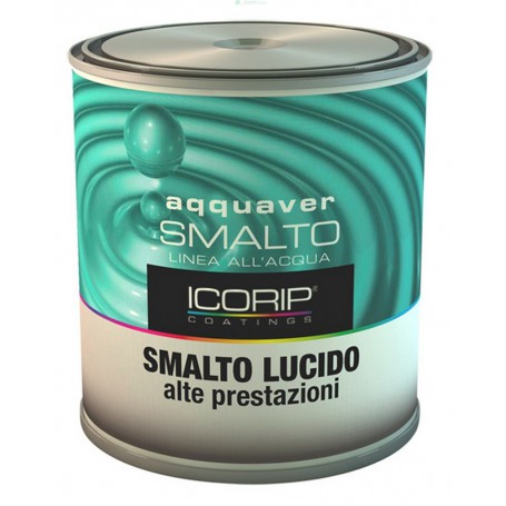 6PZ SMALTO LUCIDO MOD.AQQUAVER BIANCO LT.0,750