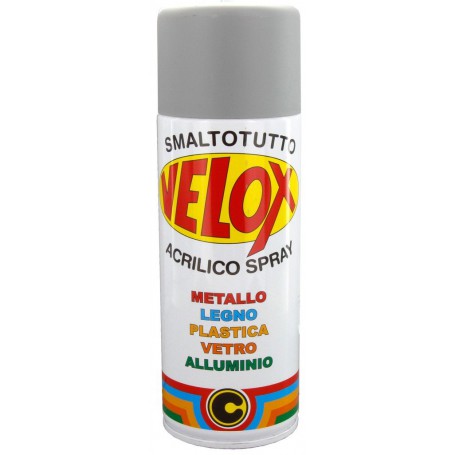 6PZ VELOX SPRAY ANTIRUGGINE GRIGIA RAL 7004