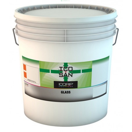 IDROPITTURA 'ICOSAN GLASS' BIANCO LT.0,750
