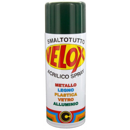 6PZ VELOX SPRAY ACRILICO VERDE MUSCHIO RAL 6005