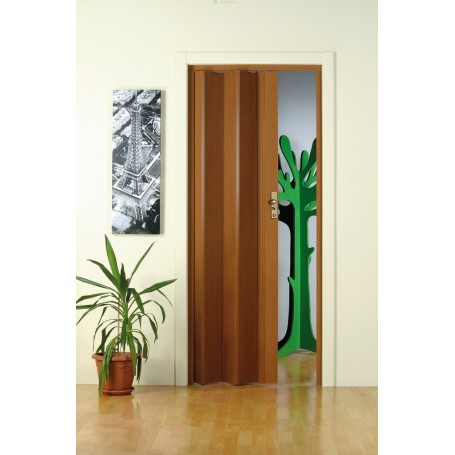 PORTA A SOFFIETTO "MAYA" CM 83X214 COLORE LEGNO SCURO