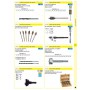 ASSORTIMENTO 5 PUNTE X CERNIERE (MM.15-20-25-30-35)