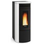 STUFA A PELLET KW 18,7 COSTANZA IDRO ALTO RENDIMENTO BIANCA