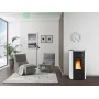 STUFA PELLET KW 20,3 RAFFAELLA IDRO BIANCA