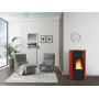 STUFA PELLET KW 20,3 RAFFAELLA IDRO BORDEAUX