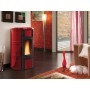 STUFA PELLET KW.20 ISIDE IDRO 2.0 CERAMICA BORDEAUX