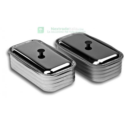 SET VASCA INOX + MESTOLO X CUCINA 3 1/2