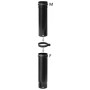 TUBO TELESCOPICO X STUFA A PELLET,SPESSORE 1,2 MM DIAMETRO 8 CM PARTE FISSA 3 CM