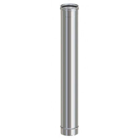 10PZ TUBO INOX AISI 304 CM.100 DIAMETRO 80 X PELLET