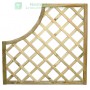 GRIGLIATO PINO IMPREGNATO MOD.35 CM.90X90 ANG