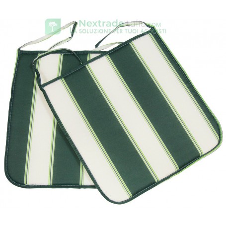 16PZ CUSCINO PANAREA DIMENSIONI CM.39X39X2 RIGATO VERDE