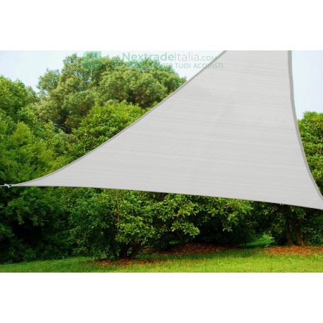 TELO OMBREGGIANTE HDPE "VELA" MT 5X5X5 TRI. BIANCO