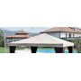 TOP COPERTURA X GAZEBO LEGNO 3X3 POLIESTERE BIANC