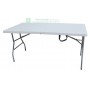 TAVOLO PIEGHEVOLE IN HDPE CM 183X76X74H