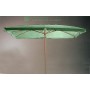 OMBRELLONE IN LEGNO CM. 200X300-6-48 VERDE