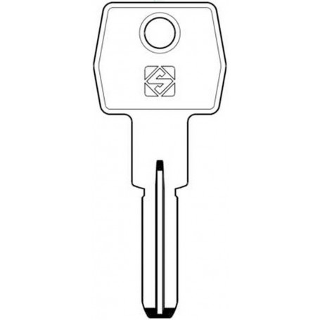 10PZ CHIAVI PUNZONATE SILCA ART. AGB5 GR.6/1 OLC