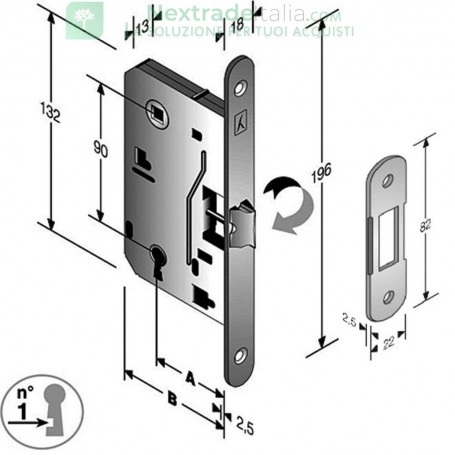 6PZ BL PATENT B.SOFT 8/90 SCR.CENTR.BT E50 OTT.