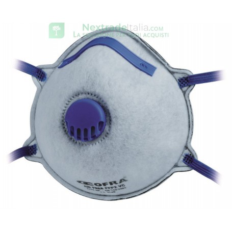 12PZ MASCHERINA PROT.COFRA FFP2 C/V CARB.M010-K023