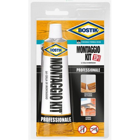 12PZ BOSTIK TUBETTO "MONTAGGIO KIT PROF." GR.125