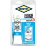 12PZ BOSTIK SILICONE BIANCO ML.60