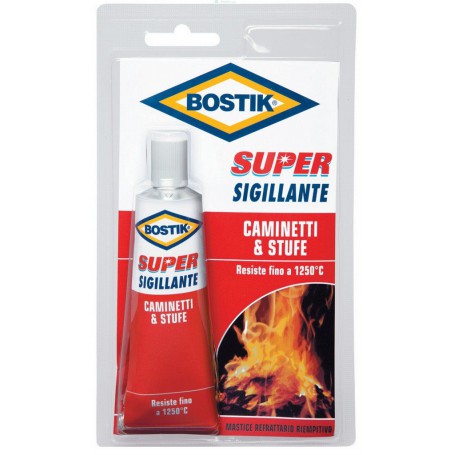 12PZ BOSTIK MASTICE"CAMINETTI-STUFE"TUBETTO GR.100