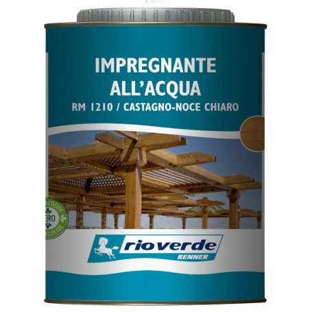 6PZ RIOVERDE RM 1210 IMPREGNANTE NOCE CHIARO LT. 0,750