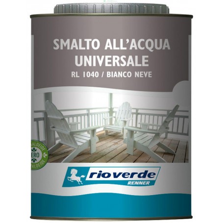 6PZ RIOVERDE RL 1040 SMALTO PIGM. BIANCO 0,750