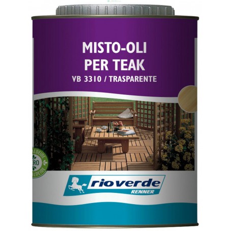 6PZ RIOVERDE VB 3310 OLIO PER TEAK TRASPARENTE 0,750