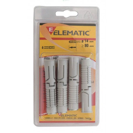 10PZ ELEMATIC BLISTER TASSELLI EM12 (PZ.4)