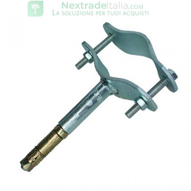 8 cinghie rigide per tubi da 35 mm, 2 fori in acciaio inossidabile 304, staffa a U, clip per tubi di tensione, morsetto per fissaggio tubi