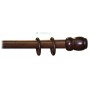 BASTONE A STRAPPO DIAMETRO MM.35 NOCE SCURO CM.240