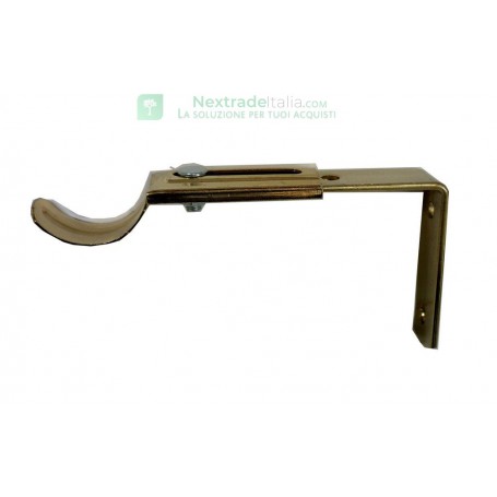 6PZ BL SUPPORTO CENTRALE FINITURA OTTONATO CM.22/26